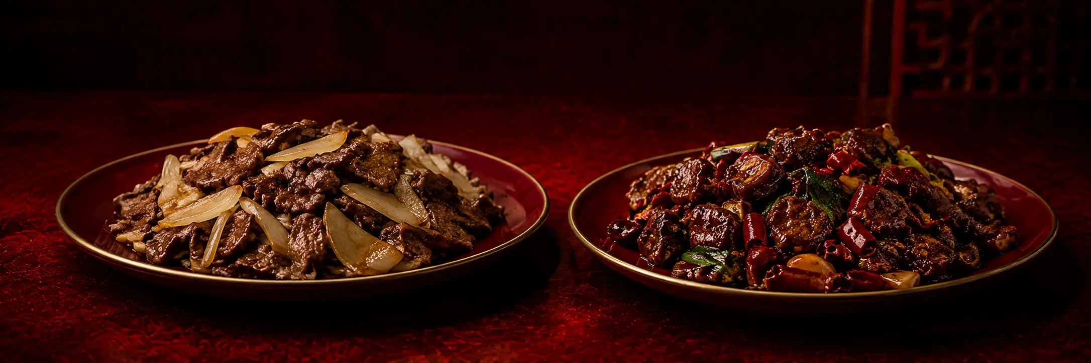 Rindfleisch im East Star Restaurant